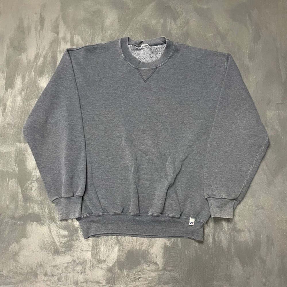 Vintage Russell Athletic V-Stitch Sweatshirt Mens XL Navy Blue 1990s Russell